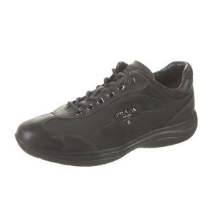 Black PRADA Sport sneakers trainers shoes. SZ 8